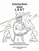 Coloring Book About Lent sketch template