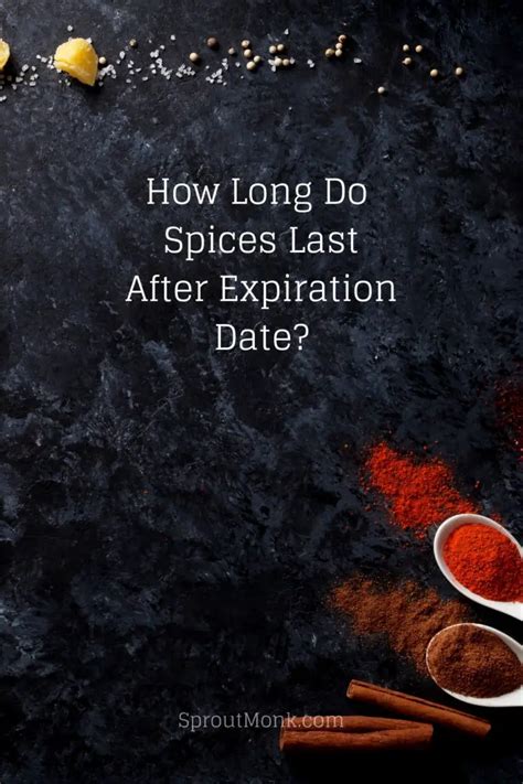 How Long Do Spices Last After Expiration Date? - Sprout Monk