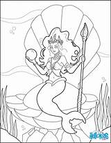 Mermaid princess coloring Pages  Hellokidscom sketch template