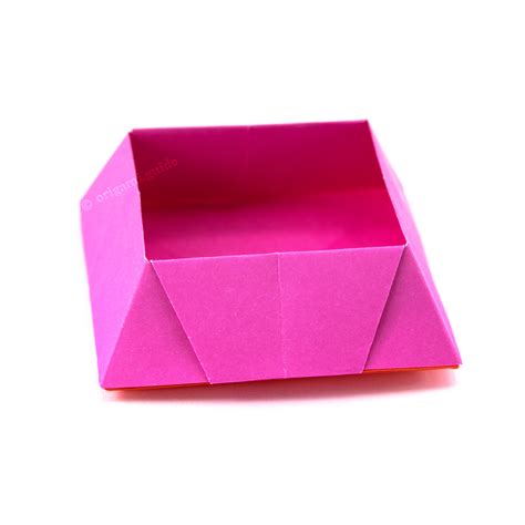 How To Make An Origami Candy Box - Folding Instructions - Origami Guide