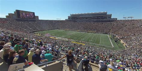 Notre Dame Football Stadium Interactive Seating Chart | Two Birds Home