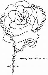 Rosary Tattoo Designs sketch template