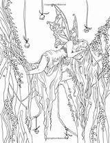 Free Enchanted Forest Adult Coloring Pages sketch template