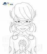 Miraculous Ladybug Coloring Pages Cat Noir Sketch Page sketch template