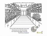 Food Pantry Coloring Page Pages sketch template