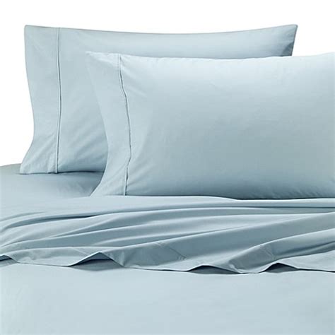 Buy Perfect Percale Full XL Sheet Set in Red from Bed Bath & Beyond