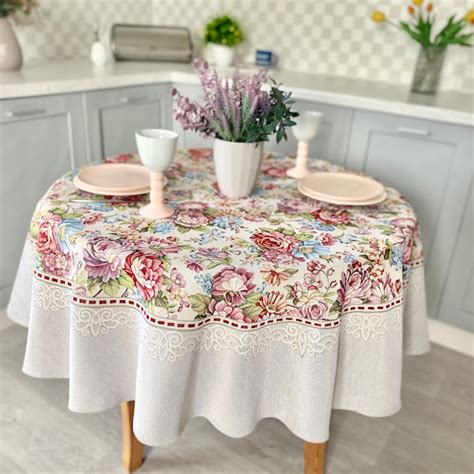 Floral Tablecloth - Etsy