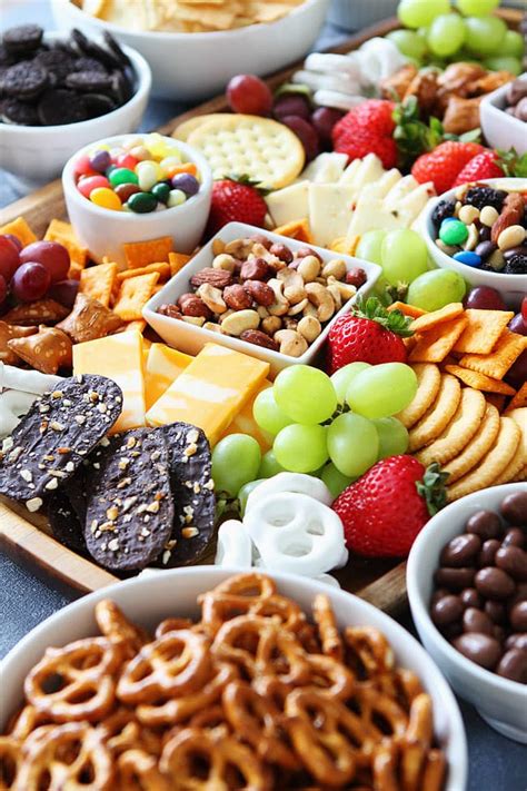 Sweet and Salty Snack Board