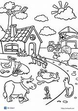 19 Free Printable farm Coloring Pages PDF  ESL Vault sketch template