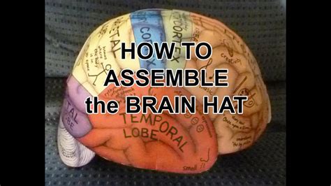 How to assemble the Brain Hemisphere Hat - YouTube