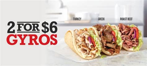 Arby's 2 Gyros for $6 Deal is Back - The Fast Food Post