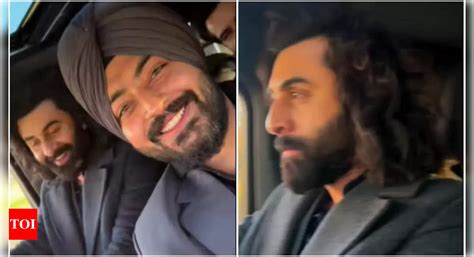 Viral: Ranbir Kapoor chills with on-screen cousins from 'Animal' in UNSEEN video | Hindi Movie ...