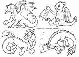 Wyvern Coloring Baby Template Pages Sketch Page sketch template