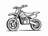 Dirt Bike Coloring Adventure  Page sketch template