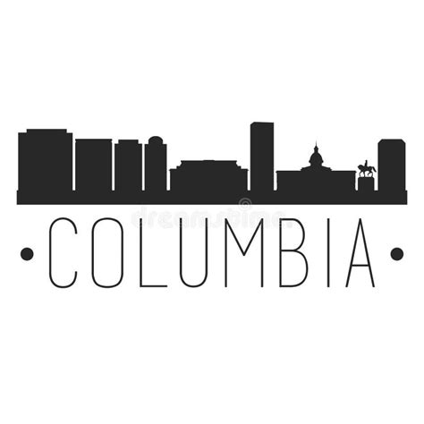 Columbia South Carolina Skyline Stock Illustrations – 38 Columbia South ...