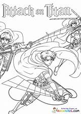 Levi Ackerman Coloring Pages sketch template