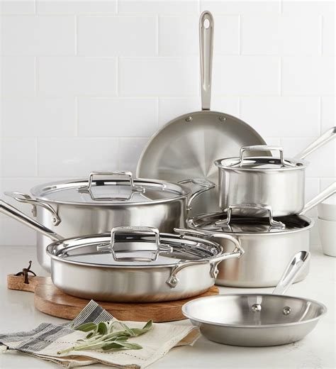 All-Clad 10 Piece Stainless Steel Cookware Set Only $422.99 Shipped ...