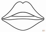 Printable Mouths To Color sketch template