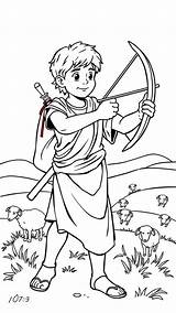 12 Free Printable David And Goliath Coloring Pages For Kids  Christian sketch template