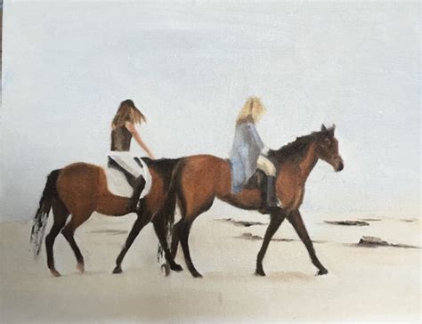 Horse riding on beach Painting Beach art Beach Prints | Etsy