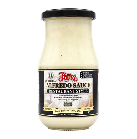 Alfredo Sauce 15oz - Flora Fine Foods