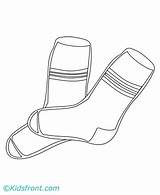 Socks Coloring Pages Printable sketch template