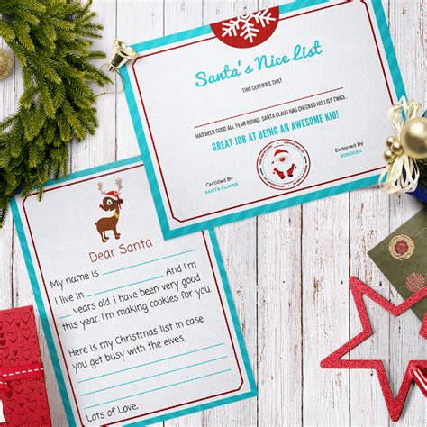 Free Printable Santa Certificate Template