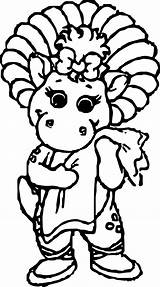 Baby Bop Cloth Coloring Page  Wecoloringpagecom sketch template