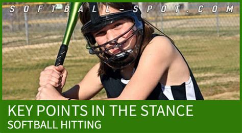 Key Points of Softball Hitting: Stance