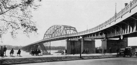 The Peace Bridge, shortly after it opened in the late ’20s. Buffalo’s old municipal water intake ...