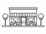 Fantastic Restaurant Coloring Page  sketch template