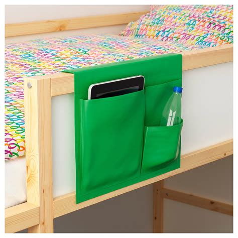 STICKAT Bed pocket - green 15 ¼x11 ¾ " | Bed pocket, Bedside storage, Ikea bedroom storage