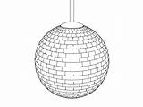 Disco Ball Coloring Page  Wecoloringpagecom sketch template