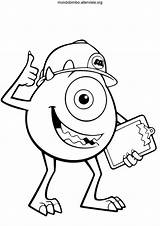 Mike Wazowski Coloring Page At GetColoringscom  Free Printable sketch template