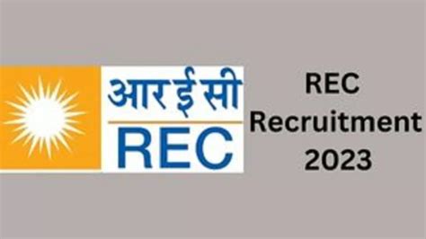 REC Recruitment 2023: Apply Online for 125 Posts, Check Application ...