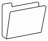 Open  Folder coloring Page ColouringPages sketch template