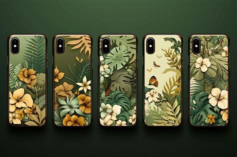 Premium AI Image | Phone Cases Collection in Various Styles Colors and Materials to Match Your ...