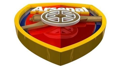 Arsenal logo 3D Model animated rigged OBJ 3DS C4D | CGTrader.com