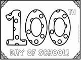 100th Day Coloring Page By The Alternative Way To Pre K  TpT sketch template
