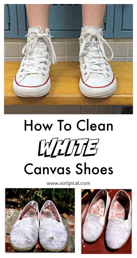 How To Clean White Canvas Shoes