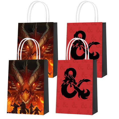 Buy Olyshicai 16pcs Dungeons and Dragons Party Favor Bags, Anime Game ...