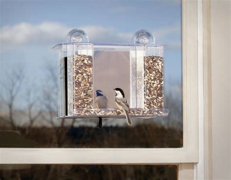 This Window Bird Feeder Has One Way Mirror That Lets You Easily Watch Birds Feed