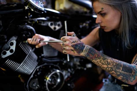 370+ Tattooed Biker Women Stock Photos, Pictures & Royalty-Free Images - iStock