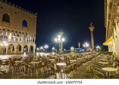 San Marco Square Venice Night Stock Photo 636079754 | Shutterstock