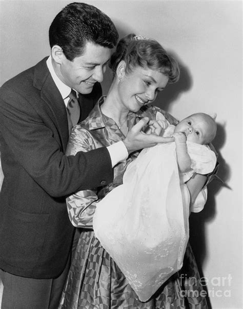 Carrie Fisher With Parents by Bettmann