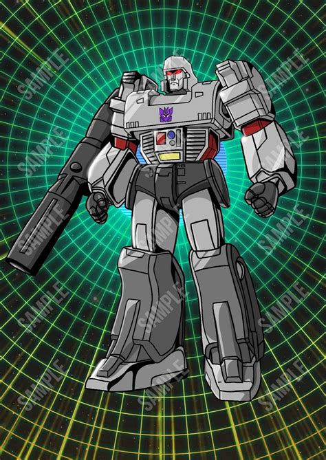 Transformers G1 Megatron, Fan Art , Wall Art Print - Etsy UK