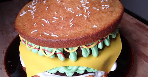 i love girl friday: recipe #17 - Burger Cake