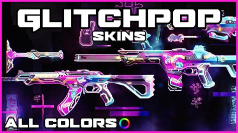 VALORANT Glitchpop Skins Bundle | ALL COLORS IN-GAME | NEW GLITCHPOP ...