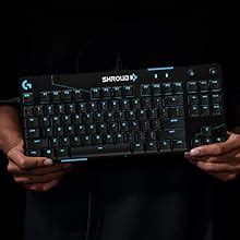 Amazon.com: Logitech G PRO Mechanical Gaming Keyboard - Shroud Edition ...