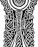 Celtic Cross Coloring Page · Creative Fabrica sketch template